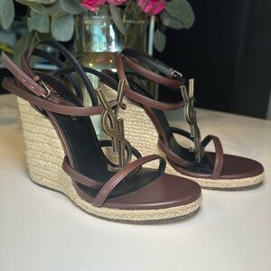 Ysl wedges size 36.5